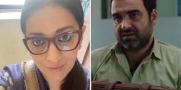 Viral Post Of Central Minister Smriti Irani: Smriti Irani Sums Up Her Monday Mood With Quirky Video Featuring Pankaj Tripathi