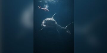 Shark Attack On The Ship Blown Into Pieces Collided With The Helicopter Animation Artist Posts Video Of Megalodon Attack