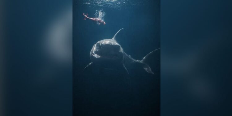 Shark Attack On The Ship Blown Into Pieces Collided With The Helicopter Animation Artist Posts Video Of Megalodon Attack