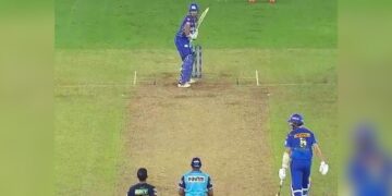 Watch Arjun Tendulkar 1st Six In IPL Arjun Tendulkar Six Video To Mohit Sharma GT Vs MI IPL 2023