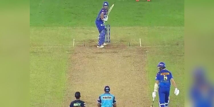 Watch Arjun Tendulkar 1st Six In IPL Arjun Tendulkar Six Video To Mohit Sharma GT Vs MI IPL 2023