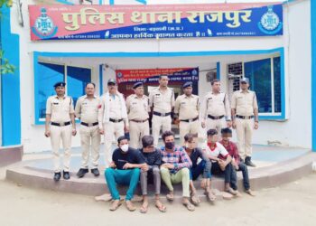 थाना राजपुर पुलिस ने बड़वानी सूने मकान में चोरी की गई चोरों को पकड़ा