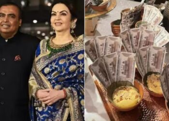 Ambanis Served NMACC Guests Halwa With Rs 500 Notes | Rs 500 Note Instead Of Tissue Paper In Ambani Party Watch Twitter Post Photos