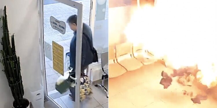 Man Come Out After Washing Clothes Suddenly Washing Machine Bursts Into Flames Then What Happened See Shocking Video