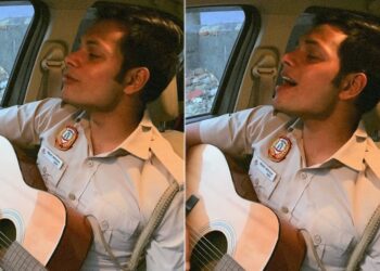 Delhi Cop’s Rendition Of Aabaad Barbaad Song Wins Hearts Online | Delhi Police Constable Rajat Rathore Sung Romantic Song Video Went Viral