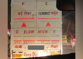 Mini Truck Carrying Message On Feminism, Delhi Truck Progressive Message Painted On The Back, Twitter Post Goes Viral