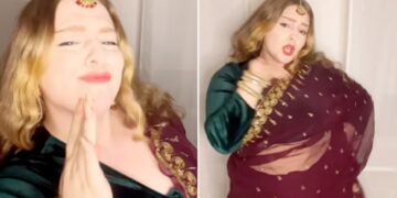 German Woman Grooving To Saajanji Ghar Aaye People Fell In Love With The Dance Says Pure Gold – जर्मन महिला ने साजनजी घर आए… गाने पर लगाए खूब ठुमके, डांस पर फिदा हुए लोग, बोले