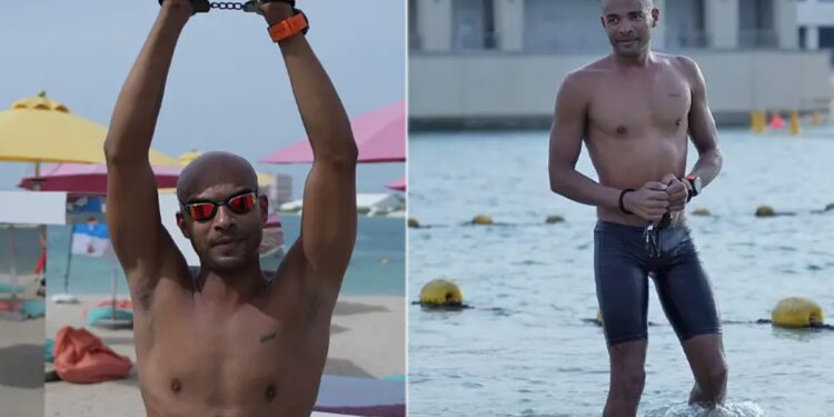 No Fear Of Death, No Fear Of Drowning, Man Sets World Record By Swimming 11 Km In Water Wearing Handcuffs