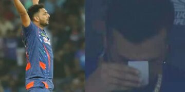 Watch Video LSG Team Owner Sanjiv Goenka Started Praying To God For Mohsin Khan Video Viral IPL 2023 – Video: मोहसिन खान के लिए टीम के मालिक भगवान से करने लगे प्रार्थना, देखकर फैन्स बोले