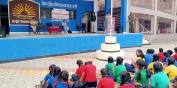 केंद्रीय विद्यालय में हुआ यातायात जागरूकता अभियान का आयोजन