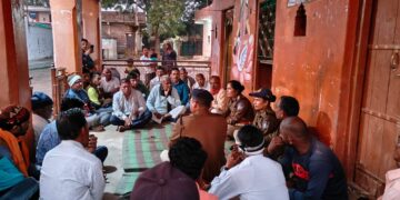 श्रीमान पुलिस अधीक्षक महोदय के नेतृत्व व दिशा निर्देश में किया जा रहा है नवाचार जनता से संवाद हेतु लगाई जा रही है पुलिस चौपाल