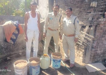 अवैध शराब के विरुद्ध थाना निवाली पुलिस की बड़ी कार्रवाई