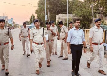 माननीय श्री राजनाथ सिंह केंद्रीय रक्षा मंत्री, भारत सरकार का ठीकरी विजिट को लेकर बड़वानी पुलिस ने किये सुरक्षा के पुख्ता इंतजा