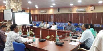 नमामि गंगे परियोजना अभियान के संबंध में बैठक आयोजित