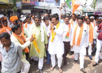 चुनाव जीतने के बाद आभार हेतु सेंधवा पहुँचे सांसद गजेंद्रसिंह पटेल