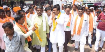 चुनाव जीतने के बाद आभार हेतु सेंधवा पहुँचे सांसद गजेंद्रसिंह पटेल