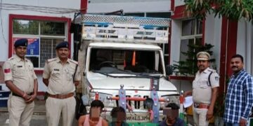 बड़वानी पुलिस के द्वारा गोवंश तस्करी के विरुद्ध एक ओर प्रभावी कार्यवाही