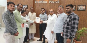 मुस्लिम समुदाय के प्रतिनिधि मंडल के द्वारा बड़वानी पुलिस का किया आभार व्यक्त