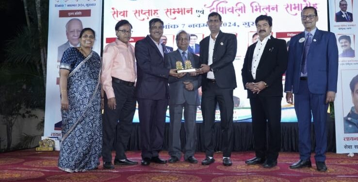 लायंस डिस्ट्रिक्ट 3233 जी -1 द्वारा सेवा सप्ताह सम्मान समारोह इंदौर में आयोजित किया गया