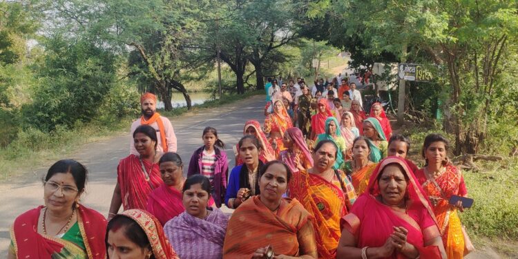 अखंड ज्योति मंदिर से पंचकोशी यात्रा का आयोजन