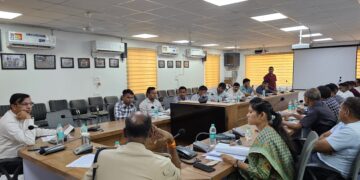 पुलिस अधीक्षक ने ली आगामी त्यौहारों को लेकर की पुलिस अधिकारियों की बैठक