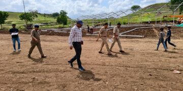 एसपी ने माननीय मुख्यमंत्री के प्रस्तावित आगमन हेतु की व्यवस्थाओं का जायजा