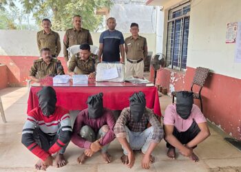 पिस्टल के साथ लूट के आरोपी थाना नागलवाड़ी पुलिस की गिरफ्त में