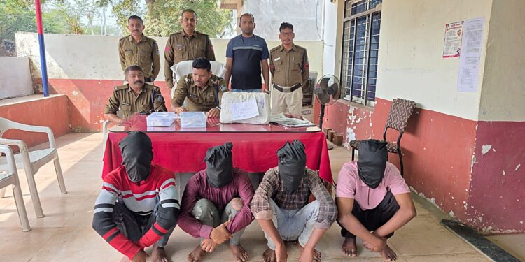 पिस्टल के साथ लूट के आरोपी थाना नागलवाड़ी पुलिस की गिरफ्त में