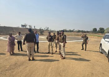 महामहिम राज्यपाल मध्यप्रदेश के प्रस्तावित नागलवाड़ी शिखर धाम मंदिर आगमन की तैयारियों का संयुक्त निरीक्षण