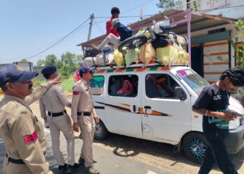यातायात नियमों के प्रति बड़वानी पुलिस सख्त